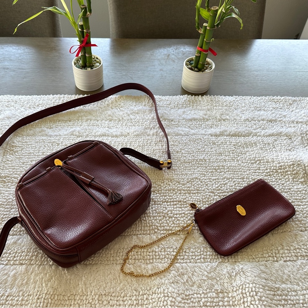 Cartier Vintage Sling Bag and Cartier wristlet